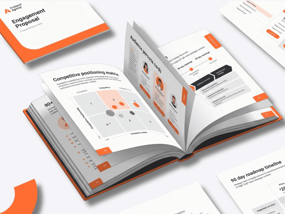 Agency proposal with embedded strategy document