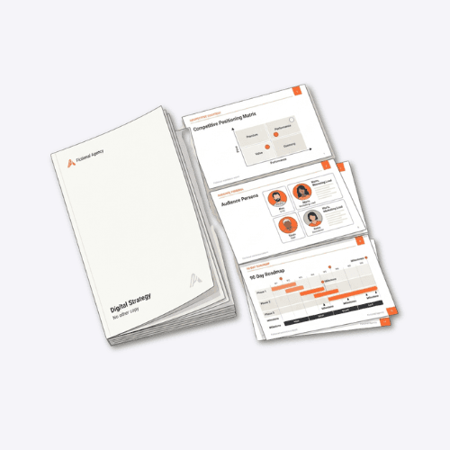 A productized strategy offer delivered by an agency
